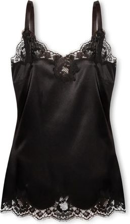 Dolce & Gabbana Lingerietop - Dames - Tops zonder mouwen - Zwart - L - Tops