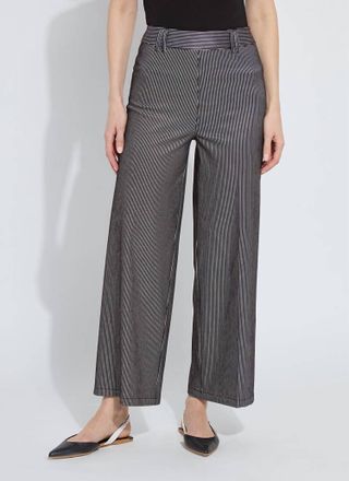 Lyss&eacute; Darlene Hi Waist Wide Leg Pants In Black