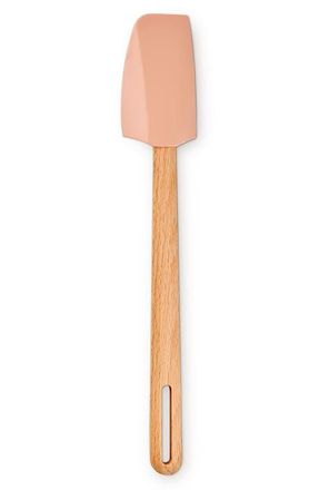 LE CREUSET Signature Small Silicone & Wood Spatula in Pche at Nordstrom