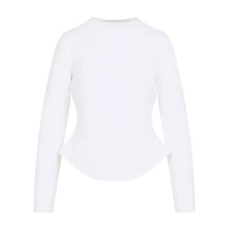 Alaia Dames, Tops, Wit, Maat: M Katoen