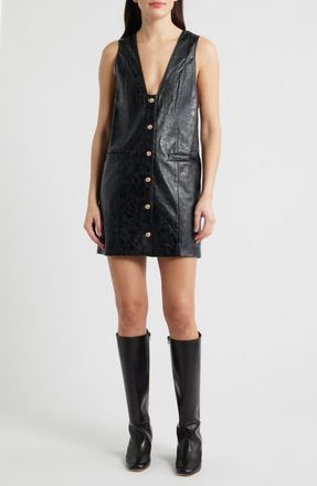 Lost + Wander Night of Love Long Sleeve Minidress in Black at Nordstrom, Size Medium