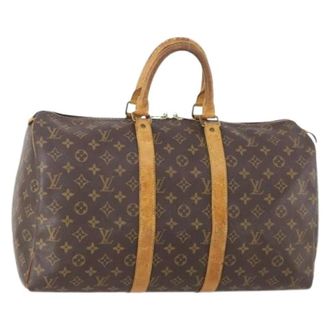 Louis Vuitton Pre-owned Weekend Bags, female, Brown, Size: ONE SIZE Pre-owned Boston Bag