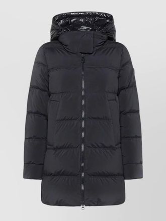 Peuterey down hooded quilted puffer jacket