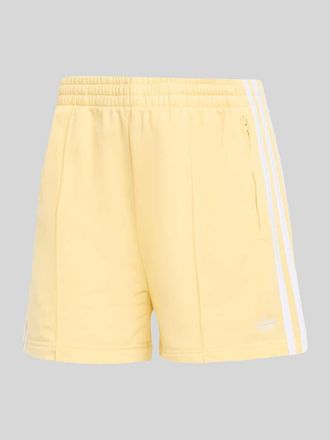 adidas Originals Shorts mit Logo Stitching Modell FIREBIRD CLASSIC in Hellgelb, Gr&ouml;&szlig;e XL