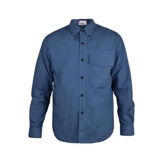 Stone Island Button-down Overhemd - Heren - Casual Overhemden - Blauw - S - Katoen - Overhemden