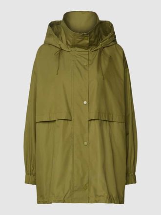 Marc O'Polo Jacke aus reiner Viskose in Khaki, Gr&ouml;&szlig;e 36