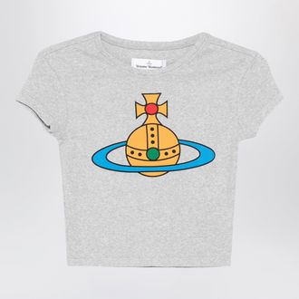 Vivienne Westwood T-shirt Baby Peru grigia melange
