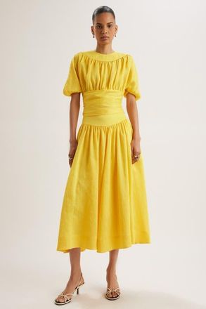 Merlette Mire Skirt in Lemon at Nordstrom, Size 14