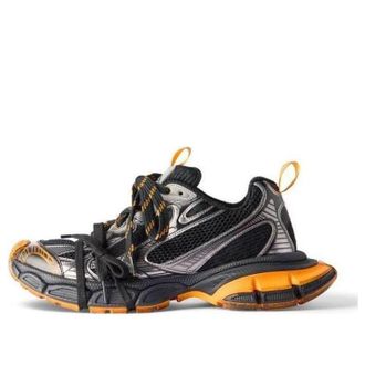 Balenciaga 3XL Sneakers Black Orange Grey Mesh and Polyurethane 734734W3XL31178