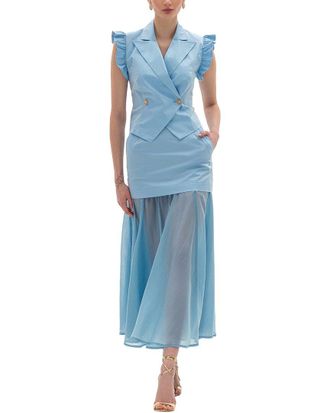 BGL Fashion Bgl 2Pc Vest & Skirt Set