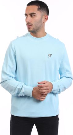 Lyle & Scott Mens Lyle And Scott Natural Dye Crewneck Sweatshirt in Blue