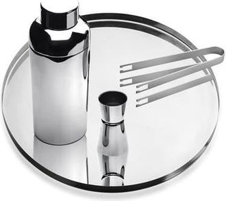 Mepra Stile By Pininfarina Bar Set - 2 Piece in Silver at Nordstrom