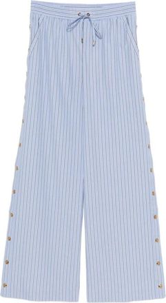 Zimmermann Wide Trousers, female, Blue, M, Wide Trousers