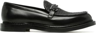 Ferragamo Montreal Gancini Leather Loafers, Size 7.5 EEE