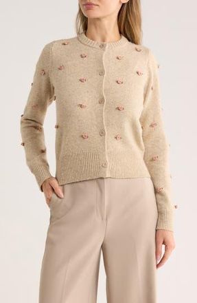 By Design Rose Marie Cardigan in Oatmeal Heather at Nordstrom Rack, Size X-Small