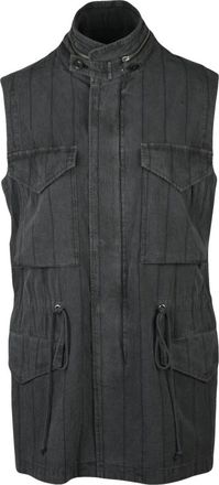 Yohji Yamamoto Chaleco - Jackets - Mujer - Gris - S