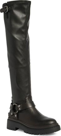 Steve Madden Lawful Harness Over-the-Knee Boot in Black at Nordstrom Rack, Size 8.5