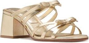 Kate Spade New York carolina metallic block heel sandal in Pale Gold at Nordstrom Rack, Size 6