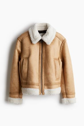 H&M Doubleface-Jacke - Beige