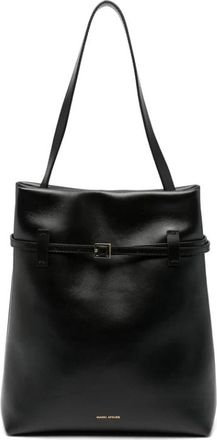 Manu Atelier Tote du Jour - Dames - Schoudertassen - Zwart - ONE Size - Leer - Tassen