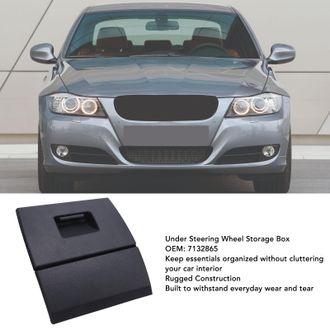 OEM Caja De Almacenamiento Para El Volante Con Abs, N&uacute;mero De Pieza 7132865, Para Bmw Serie 3 E90/e91/e92/e93 (con Volante A La Izquierda)
