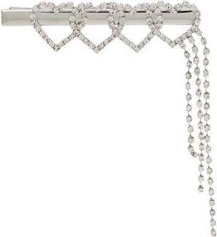 8 by YOOX GLITTER MULTIPLE HEARTS HAIRCLIP