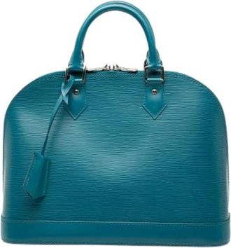 Louis Vuitton Pre-owned Handbags, female, Blue, Size: ONE SIZE Pre-owned Alma Handbag