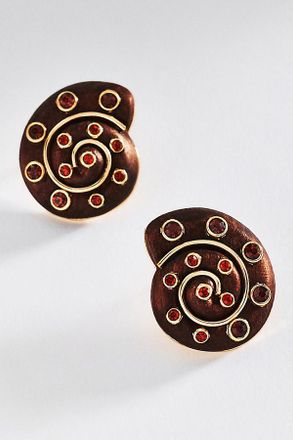 BaubleBar High Tide Shell Statement Earrings