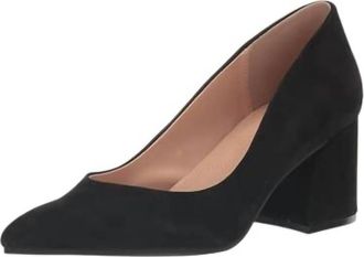 NYDJ Womens Solimar Suede Heels In Black Suede