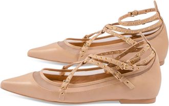 Jeffrey Campbell Womens Volatile Leather Sandals In Natural