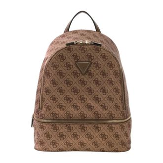 Guess Zaino Medio Adrian con Logo - - Bags - Donna - Marrone - ONE SIZE