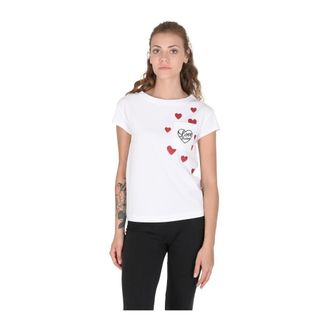 Love Moschino Dames, Tops, Wit, Maat: 2XS Katoen