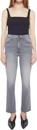 Mother Hustler Ankle Jeans In Escape Goat