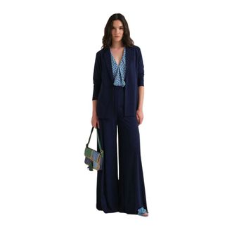 Maliparmi Maliparmi, Dames, Broeken, Blauw, Maat: XL Jersey