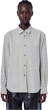 R&oacute;he Relaxed Shirt - Dames - Overhemden - Beige - 2XS - Overhemden