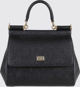 Dolce & Gabbana Borsa a mano Sicily media in pelle di vitello Dauphine Dolce & Gabbana