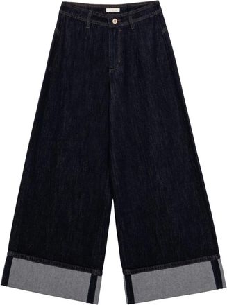 Gianni Lupo Paloma Wijde Jeans - Dames - Loose Fit Jeans - Blauw - W32 - Denim - Jeans