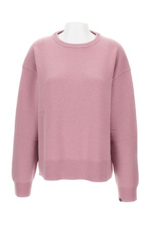 Extreme Cashmere Crewneck Wool Blend Sweater With Ribbed Trim