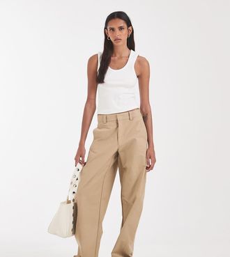 Only Tall Only Tall pantaloni bombati beige-Neutro