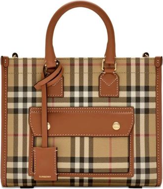 Burberry Beige Freya Mini Tote