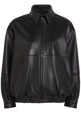 Nour Hammour Doran Leather Jacket - Black - S (UK8-10 / S)