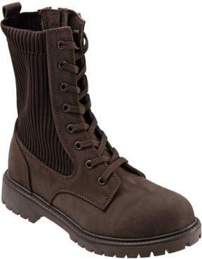 Bueno Stella Bootie in Brown Nubu at Nordstrom Rack, Size 36