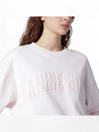 Anine Bing crew neck long sleeve knit top