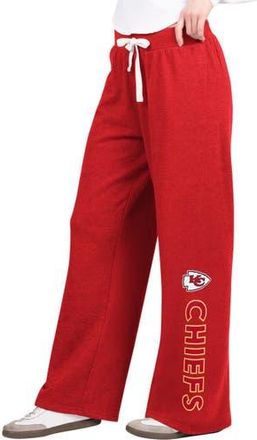 G-III 4Her by Carl Banks Womens G-III 4Her by Carl Banks Red Kansas City Chiefs Field Wide Leg Sweatpants at Nordstrom, Size Xx-Large