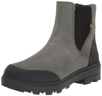 Bogs Womens Holly Chelsea Leather Boots - Green Ash