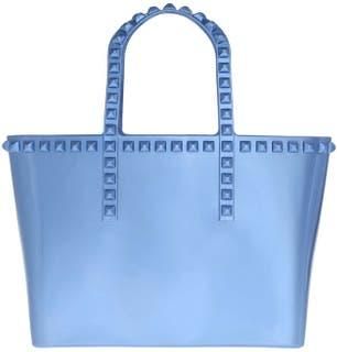 Carmen Sol Miriam Tote Bag in Baby Blue Metallic at Nordstrom