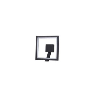 Netlighting Rodas Wall Lamp 9.5W LED 3000K 700lm IP65 Anthracite in Black