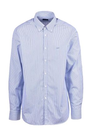 Paul & Shark White/Blue Check Cotton Shirt