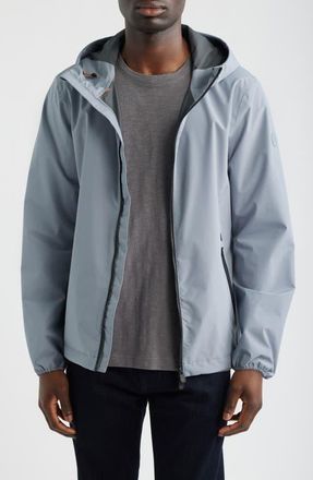 Save The Duck Drop Hooded Rain Jacket in Rain Grey at Nordstrom, Size Xx-Large