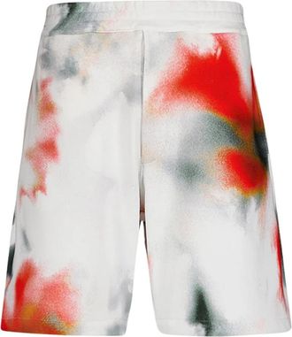 Alexander McQueen Verborgen bloem katoenen shorts - Heren - Korte Broeken - Veelkleurig - S - Katoen - Korte Broeken